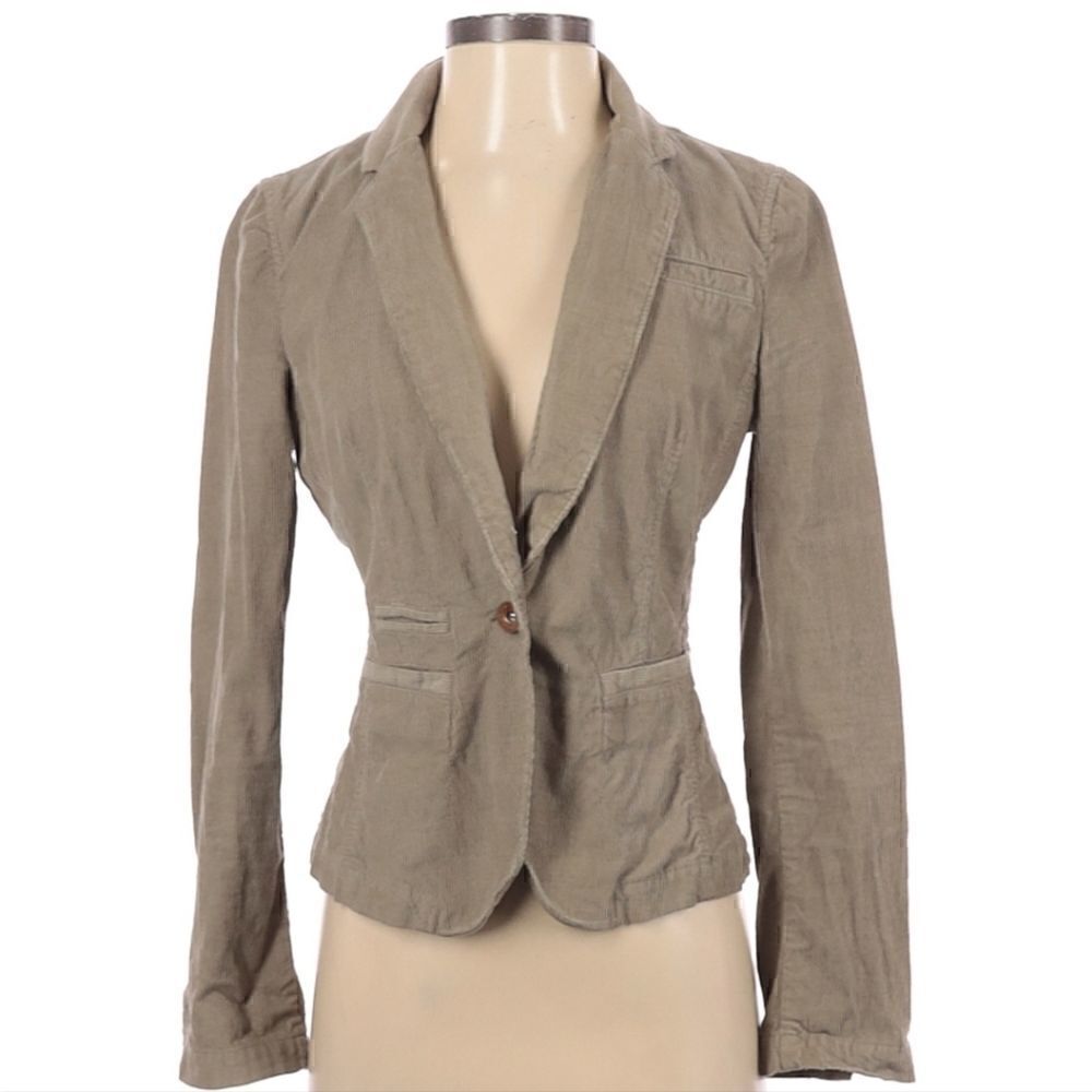 Banana Republic Corduroy Blazer/Jacket Cotton